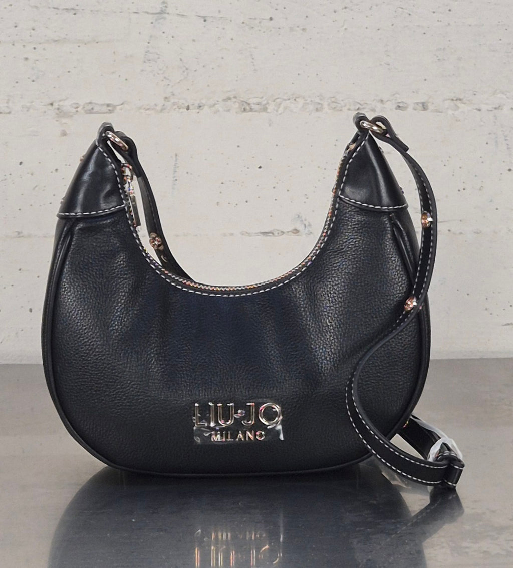 Liu Jo borsa Hobo a mezzaluna piccola nero AA6072E101222222