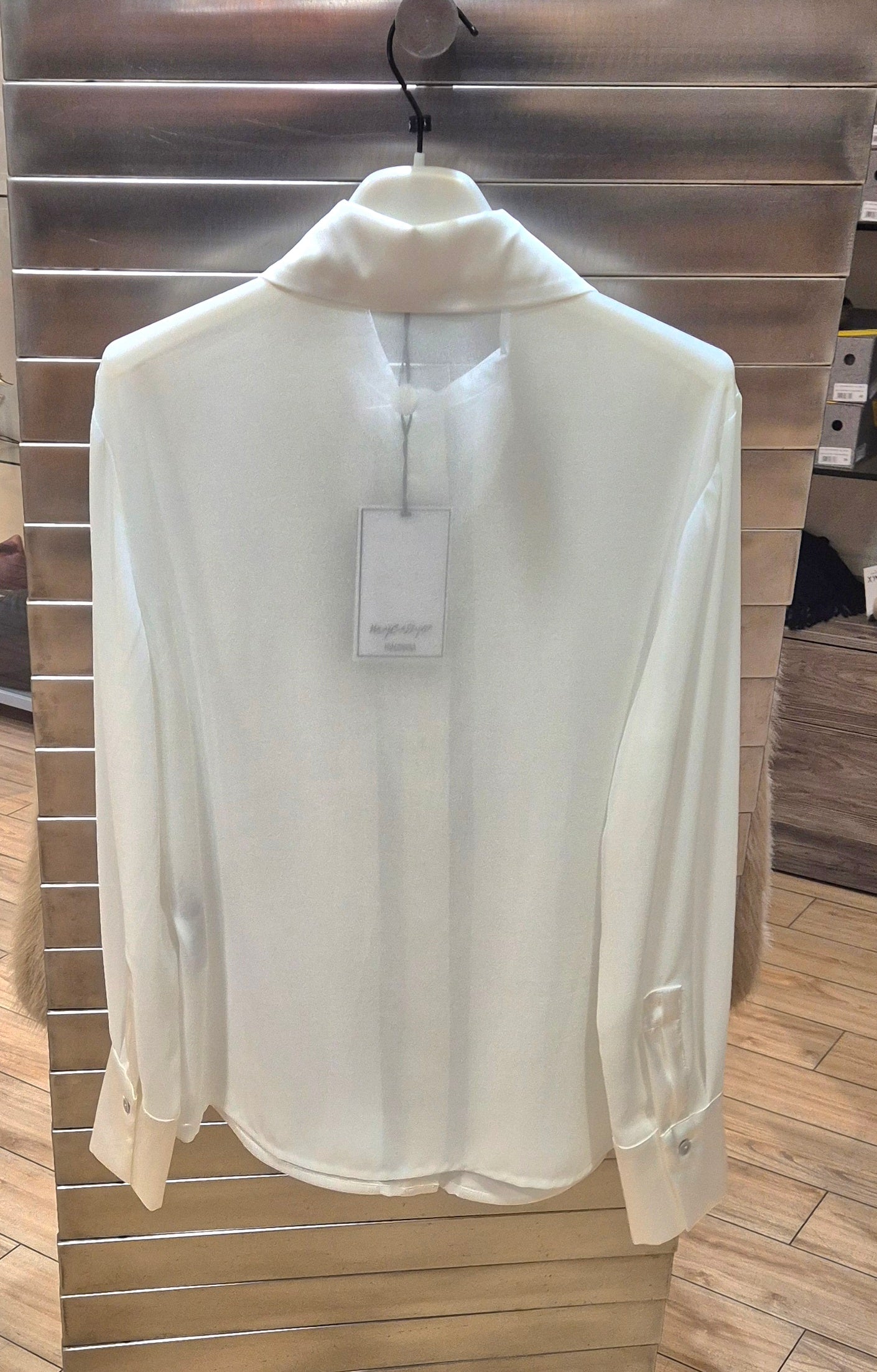 Fracomina camicia con doppio tessuto bianca ST6041W41201 108