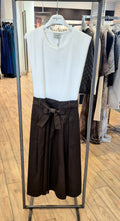 Susy Mix abito cotone stretch 26026UU70 moro/bianco