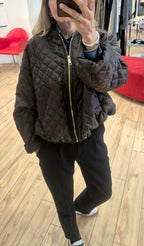 Susy Mix bomber trapuntato SMXGB0021U70 moro