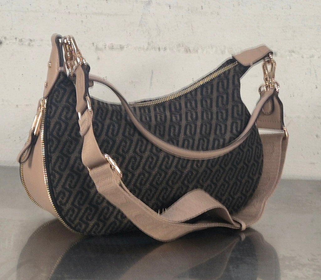 Liu Jo borsa Hobo a mezzaluna media AA6133T378A00533 MORO