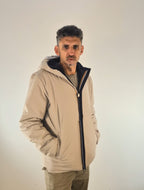 K-way giacca reversibile imbottita Jack warm double K6128VWBBC blu/beige