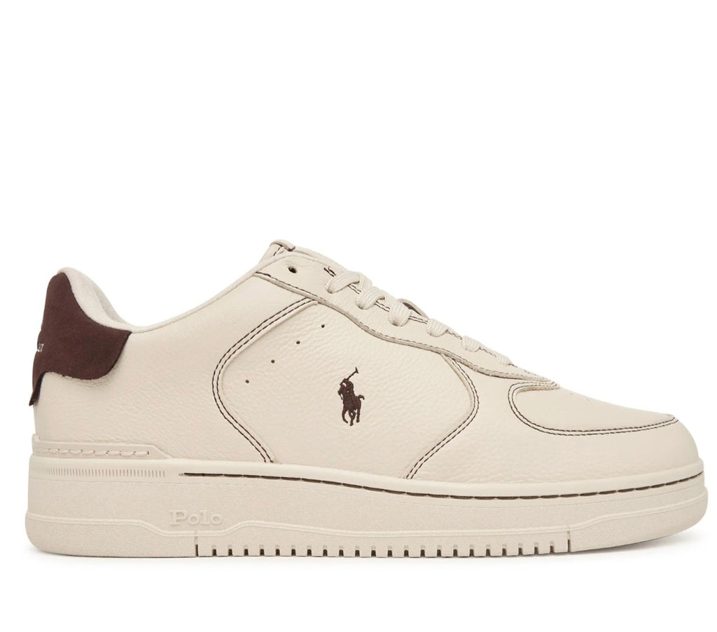 Polo Ralph Lauren sneaker pelle sabbia 809P15490002