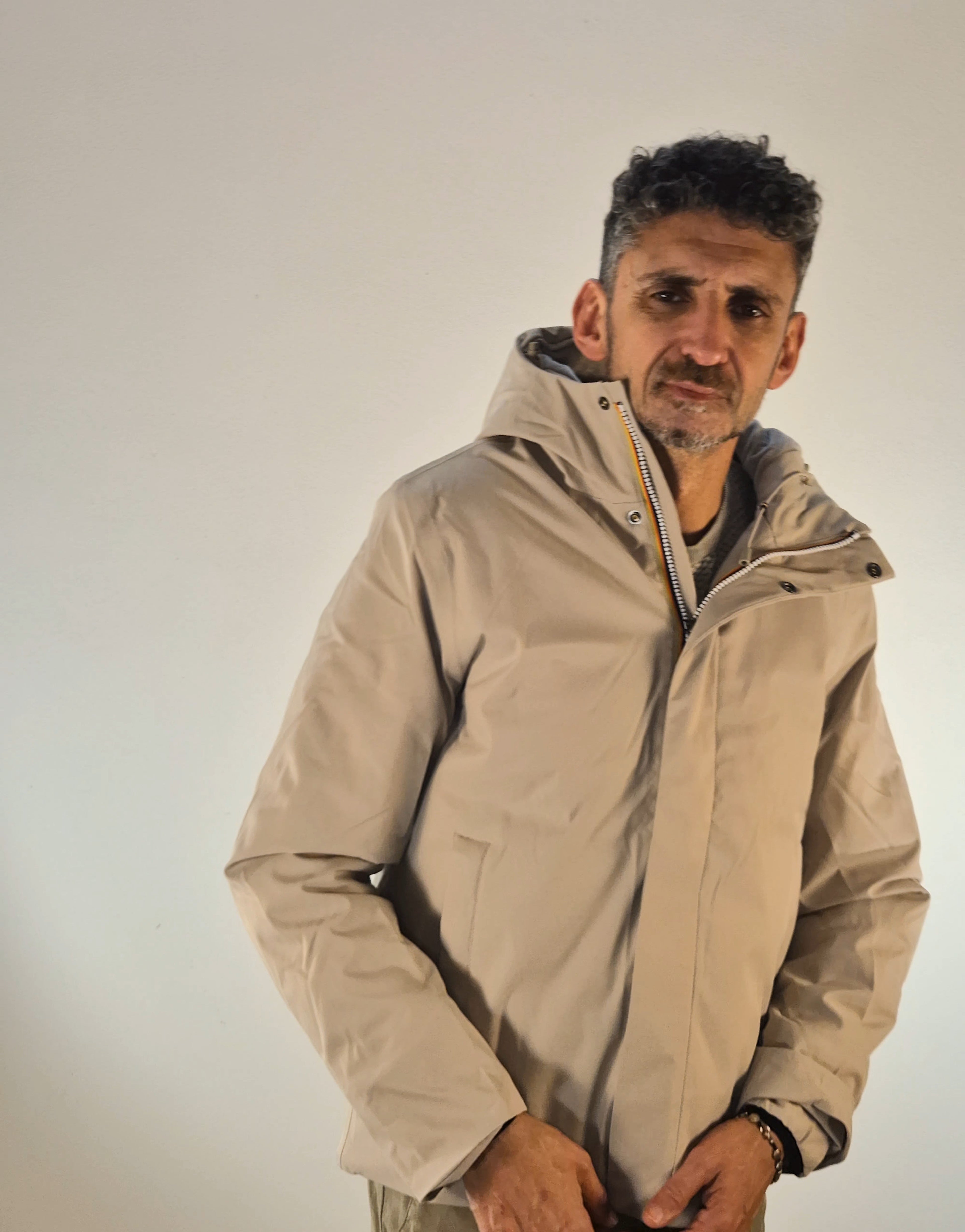 K-way giacca Jacko twill marmotta K8133DWB2X colore beige