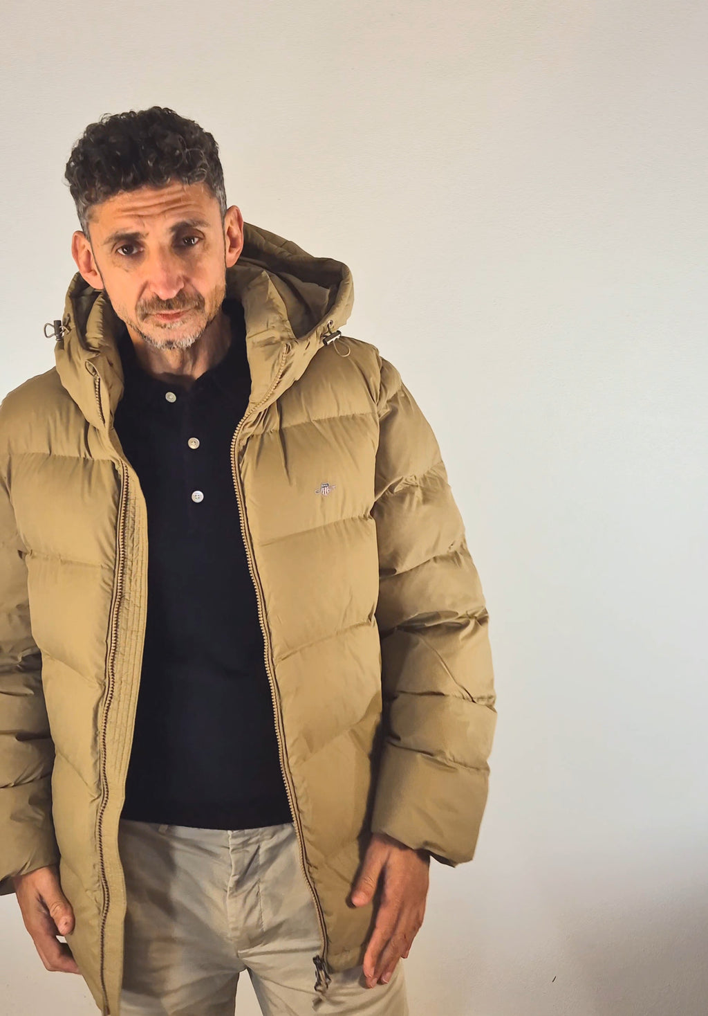 Gant giacchetto imbottito con cappuccio 25037006534264 beige