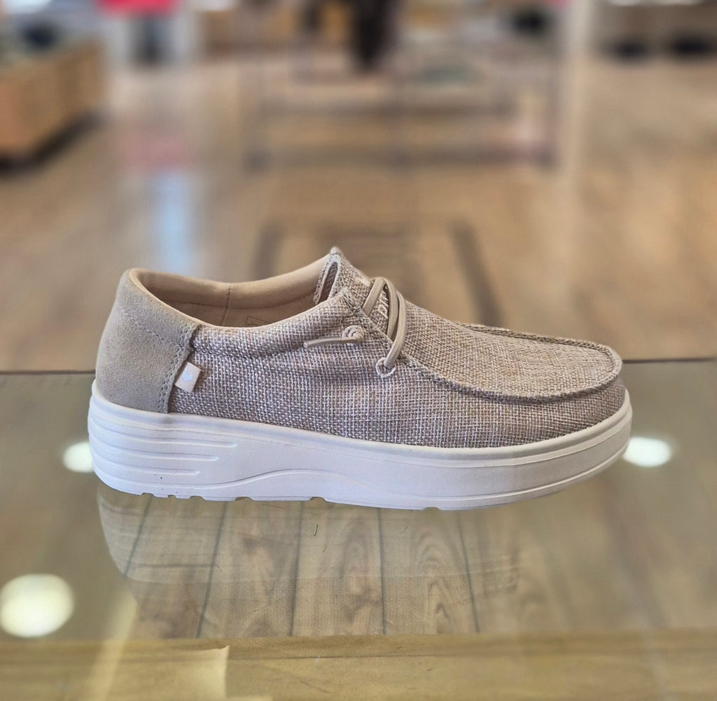 Pitas scarpa donna in tela Robin beige