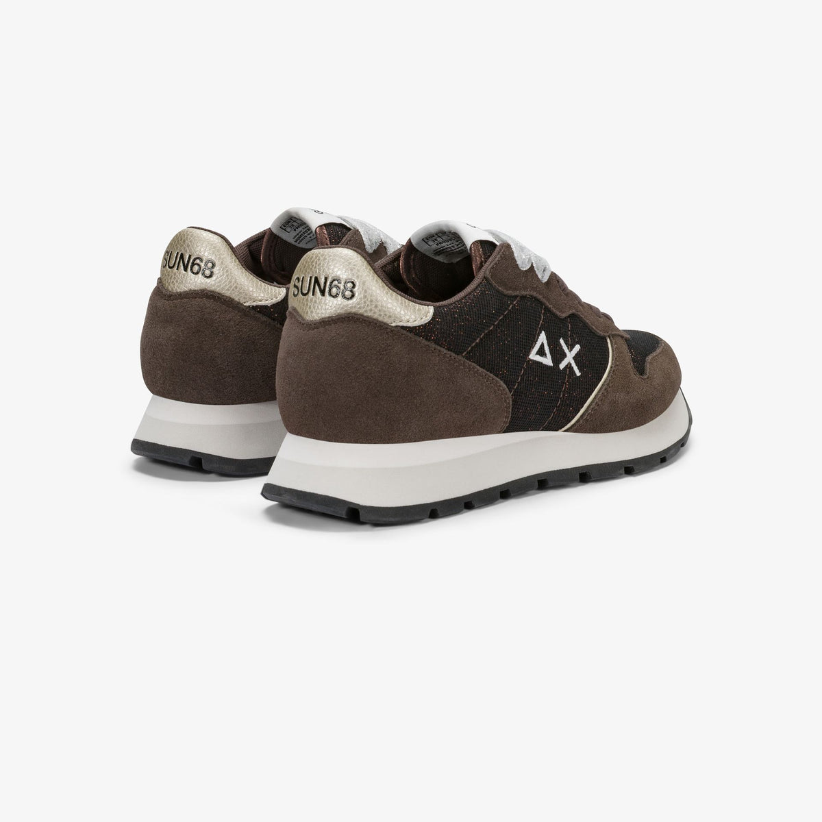 Sun 68 sneaker donna Z4620408 ally glitrter textile marrone